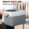 Extra Large Storage Bins 4 Pack - 16x12in Closet Organizers and Storage Baskets for Organizing Clothes Toy Blanket - Fabric Storage Cubes Containers for Shelves - All Room Organization